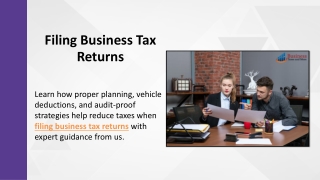 Filing Business Tax Returns
