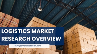 Logistics Industry Landscape  Data-Driven Market Intelligence