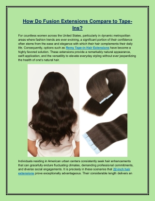 How Do Fusion Extensions Compare to Tape-Ins?