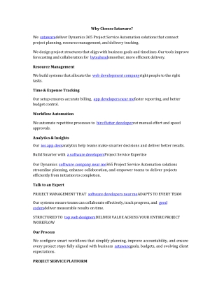 Dynamics 365 Project Service Automation