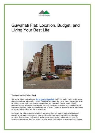 Flat to Buy in Guwahati | Buy Apartment Today