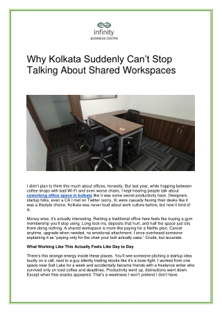 Coworking Office Space in Kolkata | Flexible Offices