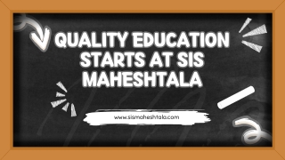 A Smart Choice for Quality Education – Saini International School Maheshtala