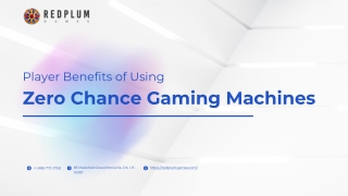 Zero Chance Gaming Machine PPT