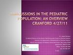 Concussions in the Pediatric Population: An Overview Cranford 4