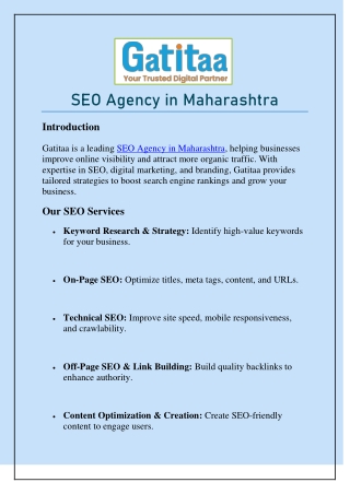 SEO Agency in Maharashtra
