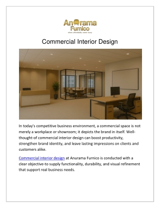 Commercial Interior Design