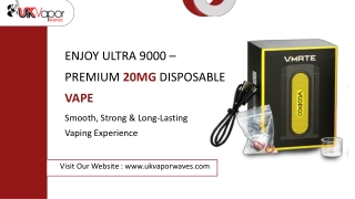 Enjoy Ultra 9000 – Premium 20mg Disposable Vape