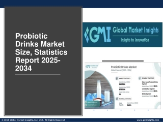 Probiotic Drinks Market Size, Statistics Report 2025-2034