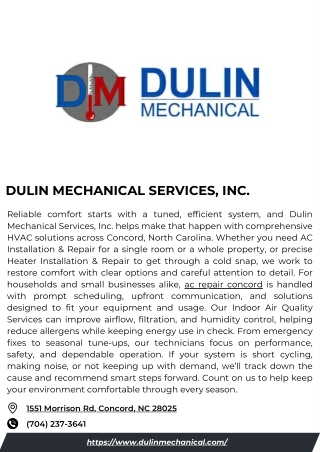 Dulin Mechanical Services, Inc.
