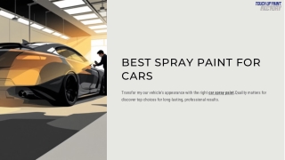 Best Spray Paint for Cars: Top Choices for Long-Lasting Results