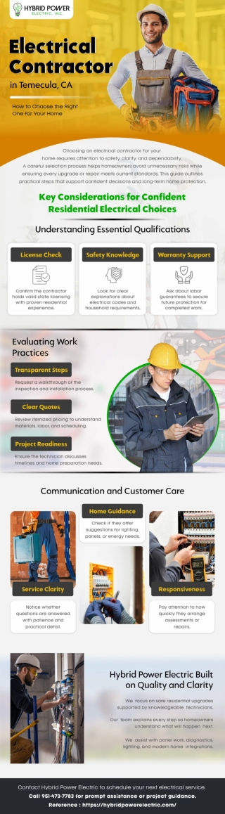 Choosing the Right Electrical Contractor in Temecula, CA