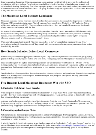 UGC Local SEO: Authentic Thriving Businesses