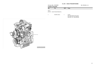HURLIMANN xa 80 Tier 3 Tractor Parts Catalogue Manual Instant Download (SN zkdcw00200th10001 and up)