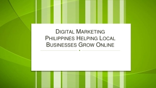 Digital Marketing Philippines Helping Local Businesses Grow Online