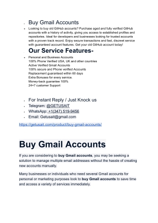 How to Buy Old Gmail Accounts for Bulk Account Verification