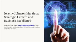 Business Growth Strategies by Jeremy Johnson Murrieta