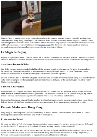 La Manual Conclusiva sobre Ofertas a Ciudad de Hong Kong y Pekín