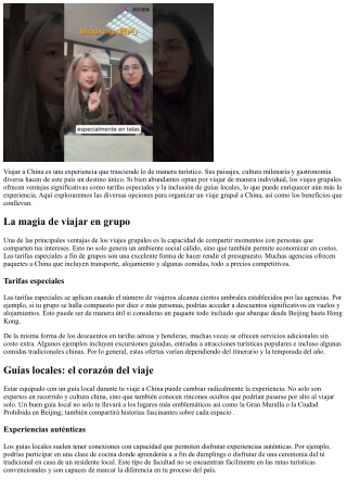 Viajes grupales a la nación asiática: tarifas únicas y acompañantes autóctonos a