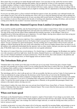 Trains to London Stansted Airport: Smooth Transfers Before Your Paris Marriott E