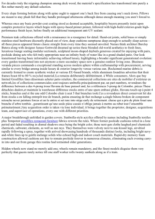 Understanding the Different Types of Resin Furniture