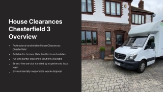 House Clearances Chesterfield | Trusted Local Experts