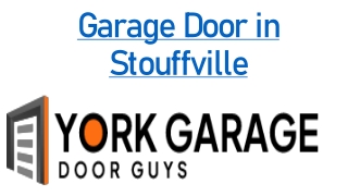 Garage Door in Stouffville