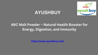 ABC Malt Powder – Natural Health Booster for Energy, Digestion & Immunity
