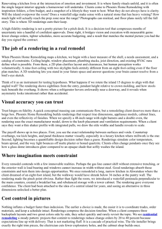 Why 3D Renderings Matter: Phoenix Home Remodeling’s Guide to Visualizing Your Ki