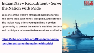 Indian Navy Recruitment