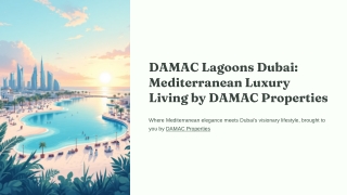 DAMAC Lagoons  Luxury Villas & Townhouses for Sale