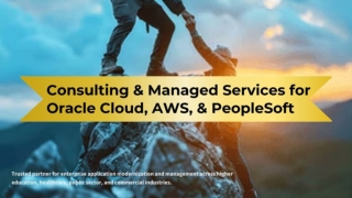 Consulting & Managed Services for Oracle Cloud, AWS, & PeopleSoft