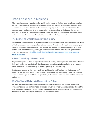 A Complete Guide to Booking Hotels Near Me on a Budget