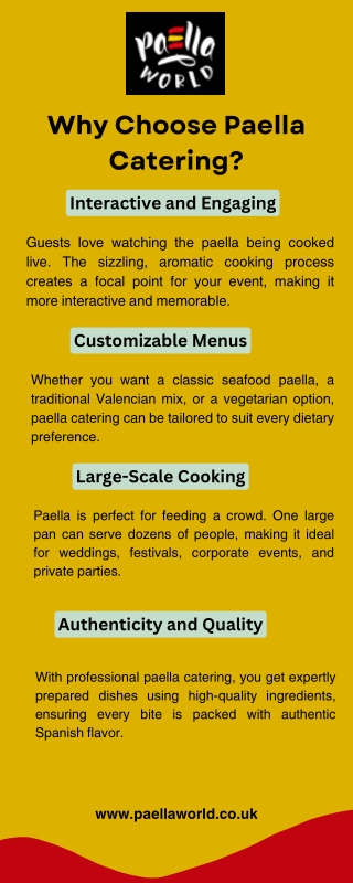 Why Choose Paella Catering?