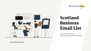 Scotland Business Email List for Targeted B2B Growth