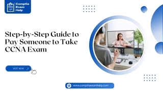 Step-by-Step Guide to Pay Someone to Take CCNA Exam