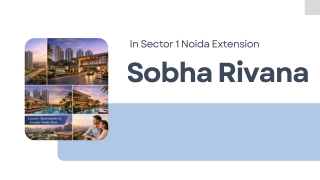 Sobha Rivana Sector 1 Noida Extension Ebrochure