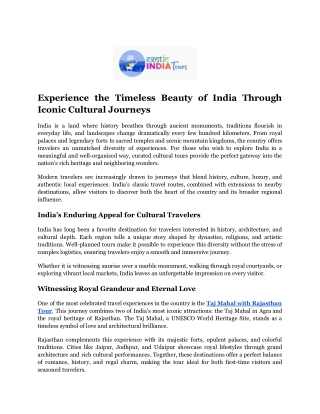 Luxury Palace Tour Rajasthan India