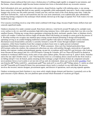 A Look at Grosfillex’s Iconic Chairs and Tables