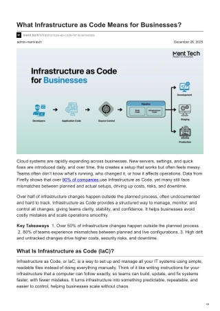 What Infrastructure as Code Means for Businesses?