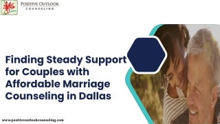 Finding Steady Support for Couples with Affordable Marriage Counseling in Dallas