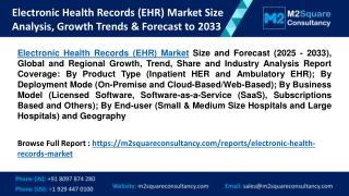 Electronic Health Records (EHR) Market Size Analysis, Growth Trends & Forecast t