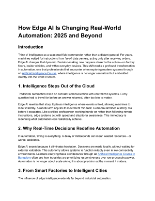 How Edge AI Is Changing Real-World Automation_ 2025 and Beyond