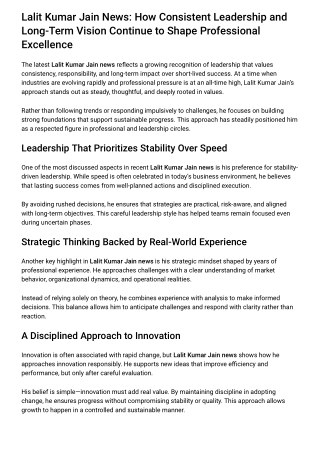 Leadership That Prioritizes Stability Over Speed