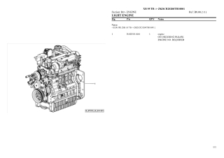 HURLIMANN xb 95 tb Tier 3 Tractor Parts Catalogue Manual Instant Download (SN zkdcr20200th10001 and up)