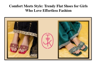Trendy Flat Shoes for Girls Who Love Effortless Fashion