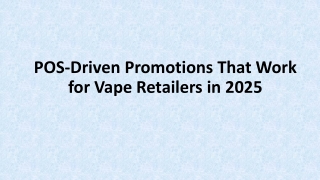POS-Driven Promotions That Work for Vape Retailers in 2025