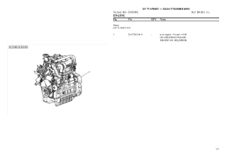 HURLIMANN xf 75 spirit Tractor Parts Catalogue Manual Instant Download (SN zkdcn70200rh10001 and up)