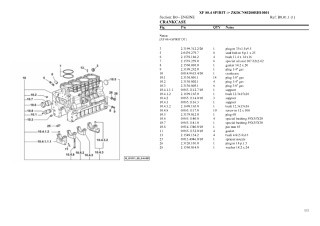 HURLIMANN xf 80.4 spirit Tractor Parts Catalogue Manual Instant Download (SN zkdcn80200rh10001 and up)