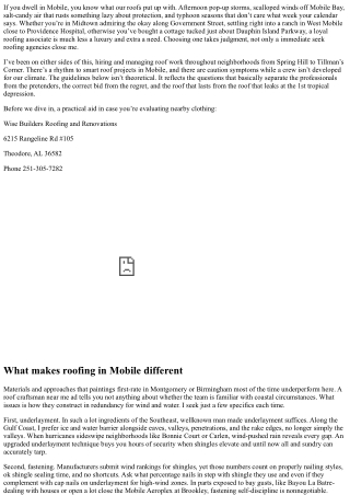 The Ultimate Checklist for Hiring Roofing Companies Near Me in Mobile AL